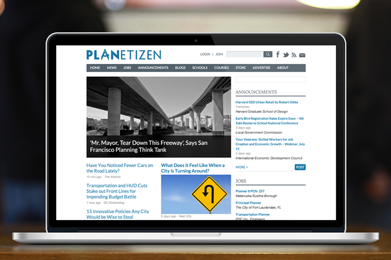 Planetizen homepage