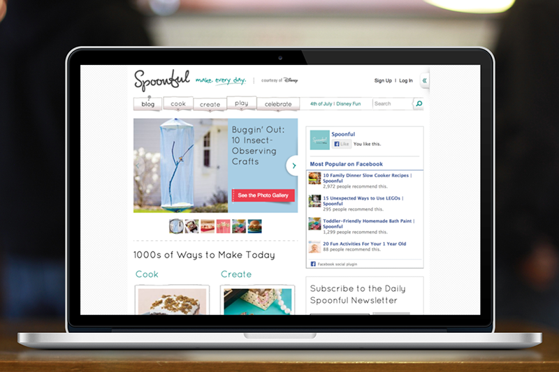 Spoonful provides parents with recipes, games, and arts & crafts projects for the whole family.
